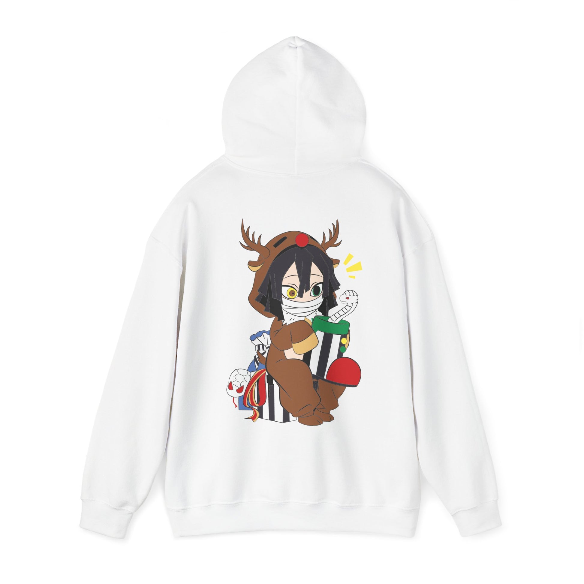 Demon Slayer Hoodie Chibi Obanai Iguro Chirstmas Anime Hoodie