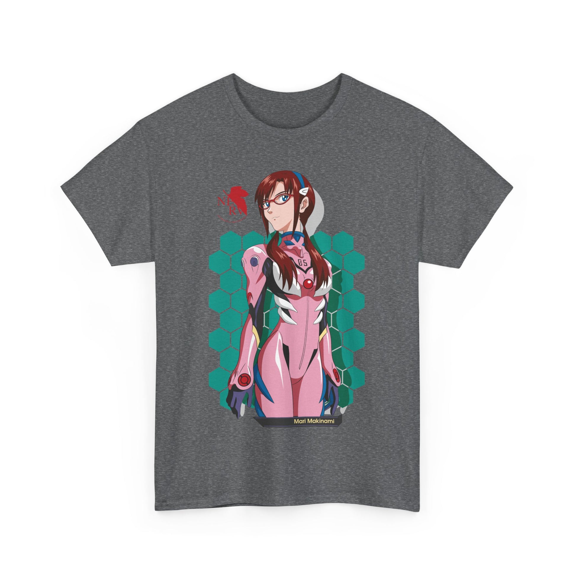 Neon Genesis Evanglion Shirt Mari Makinami Premium Anime Shirt