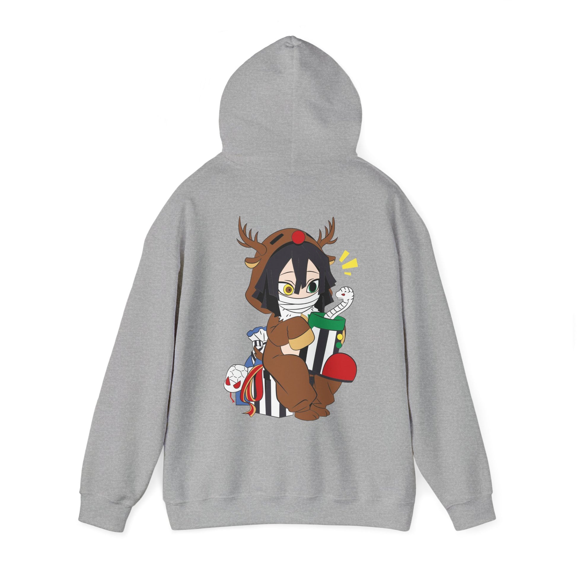 Demon Slayer Hoodie Chibi Obanai Iguro Chirstmas Anime Hoodie