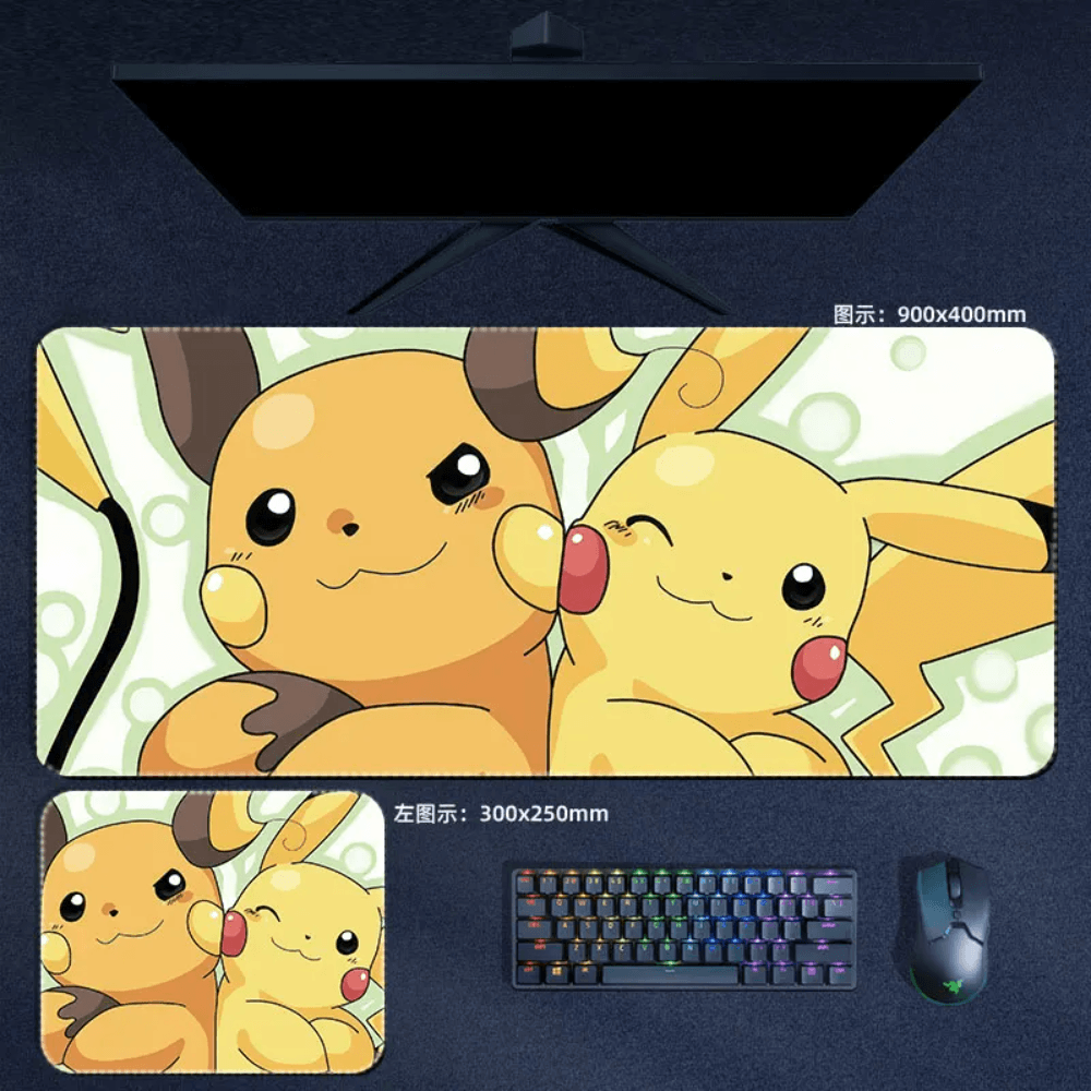 Pokemon Mouse Pad Large Anime Pikachu Mouse Pad Desk Mat