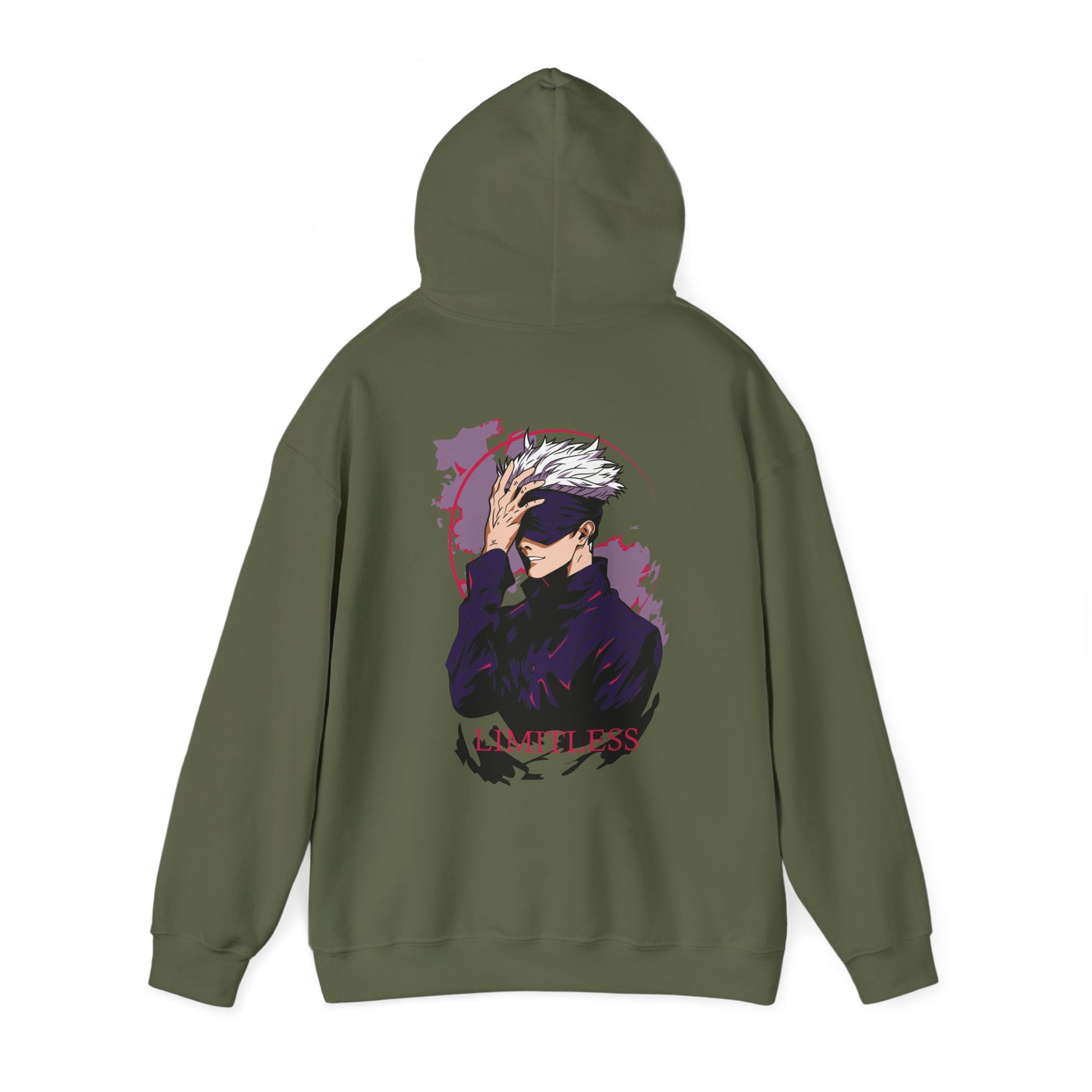 Jujutsu Kaisen Hoodie Gojo Limitless Premium Anime Graphic Hoodie