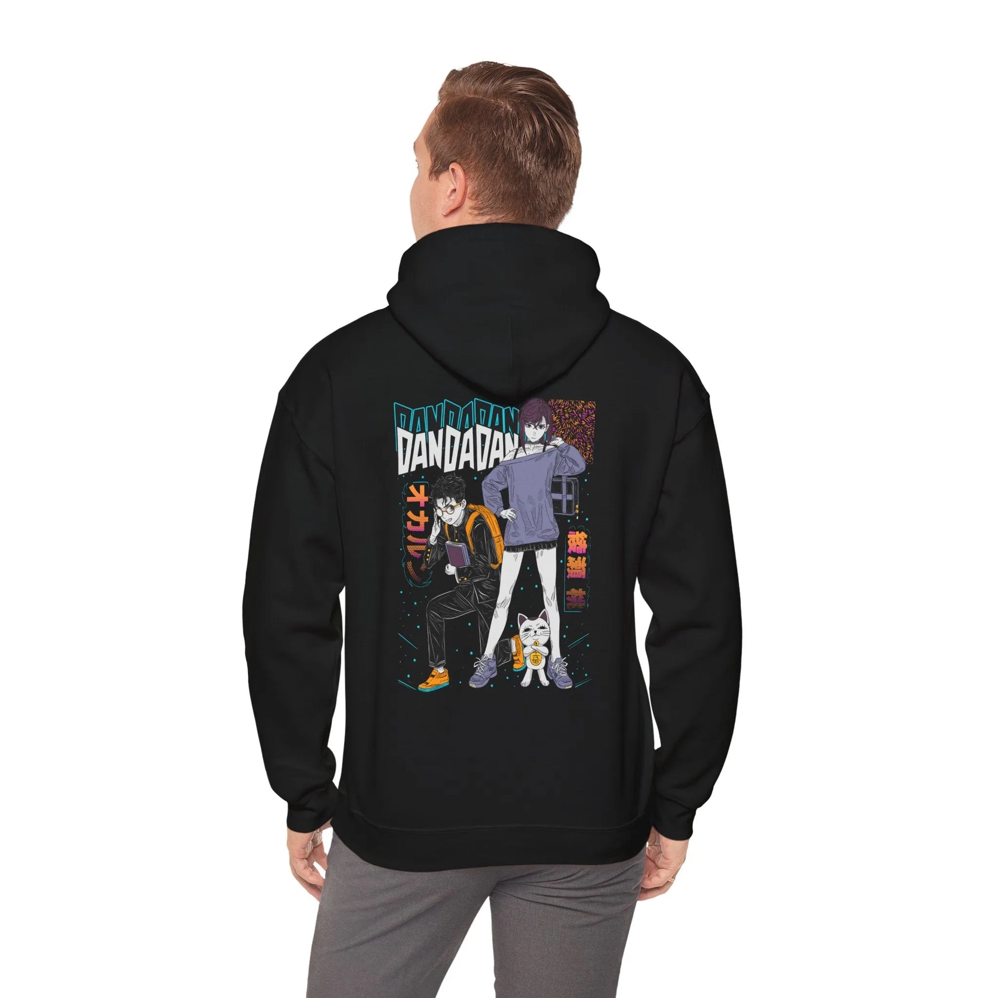 Dandadan Hoodie Momo Okarun V5 Premium Anime Graphic Hoodie