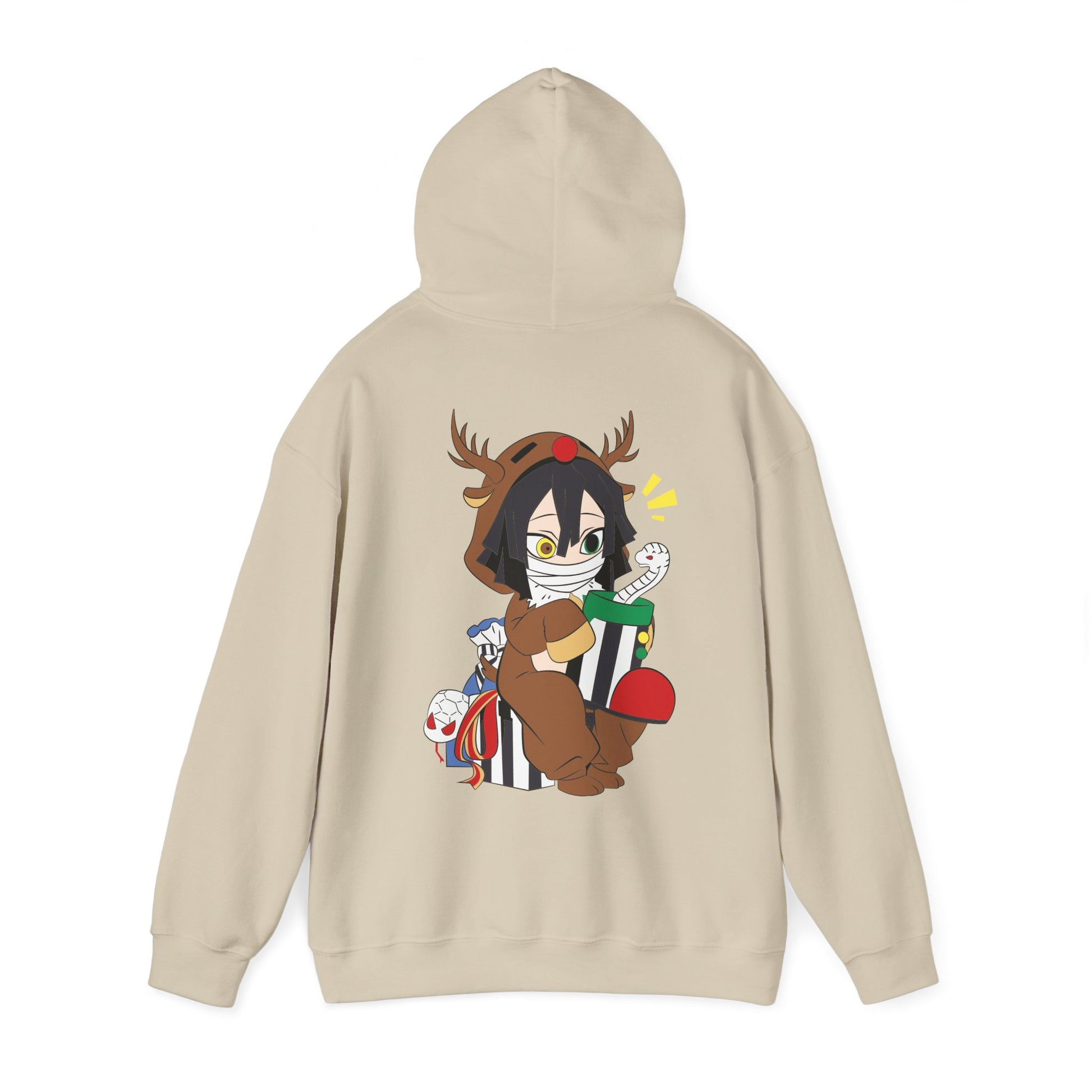 Demon Slayer Hoodie Chibi Obanai Iguro Chirstmas Anime Hoodie