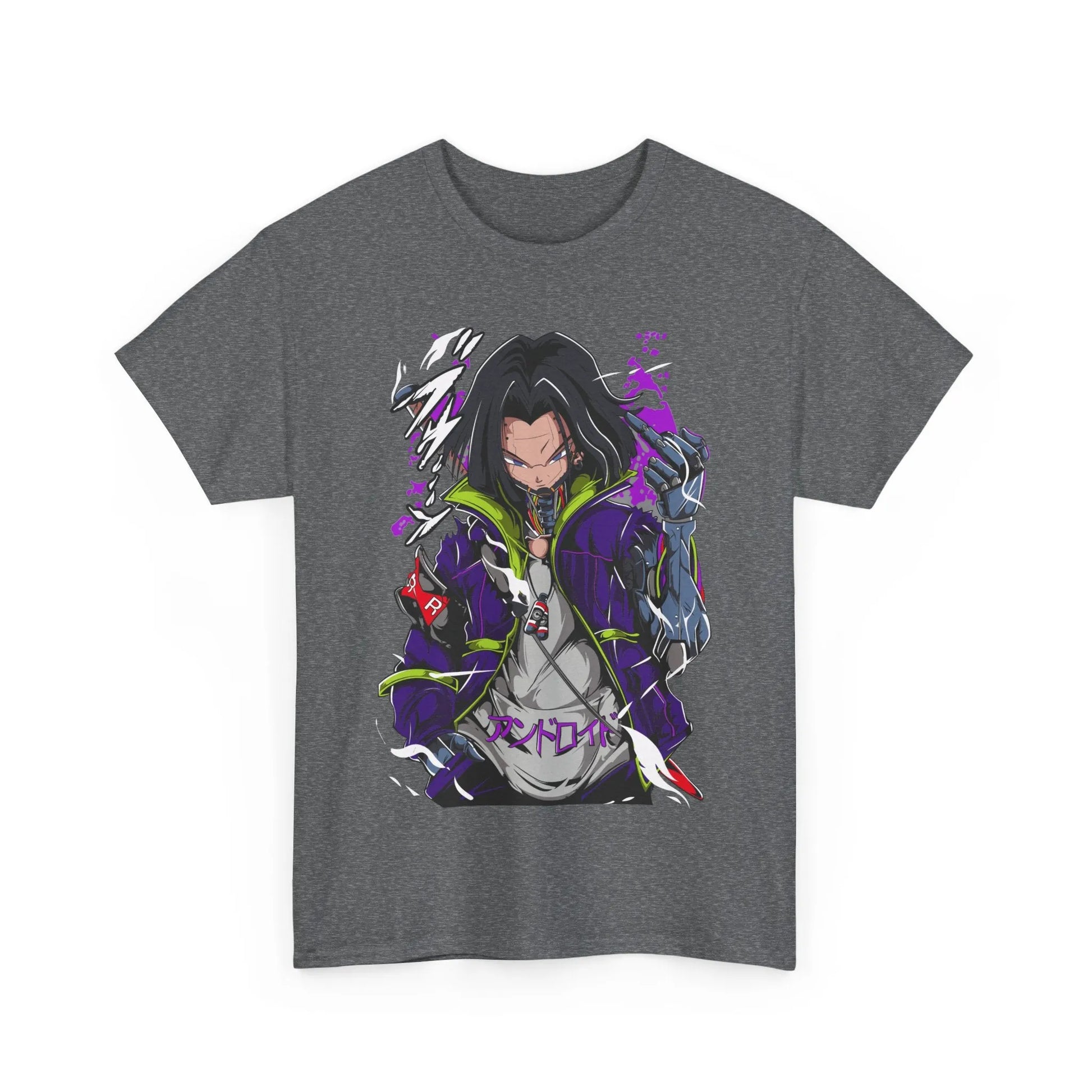 Dragon Ball Android 17 Shirt Cyberpunk Style Anime Shirt