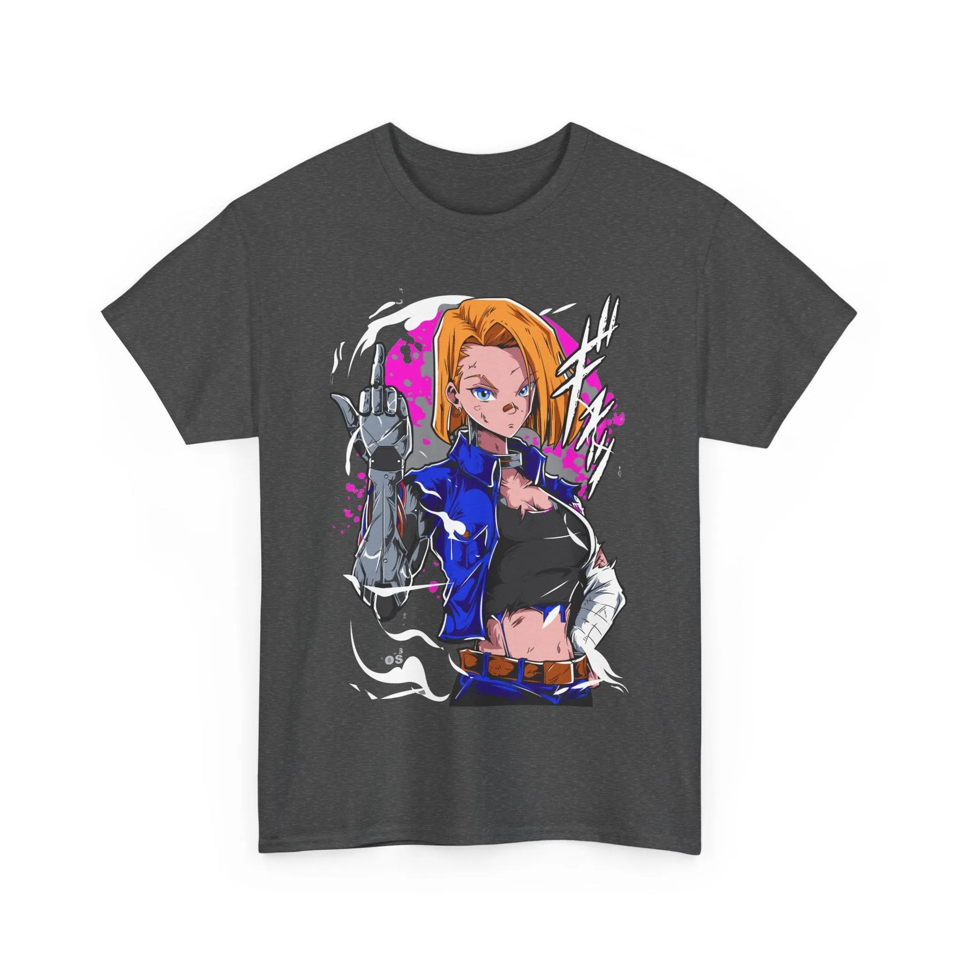 Dragon Ball Android 18 Shirt Cyberpunk Style Anime Shirt