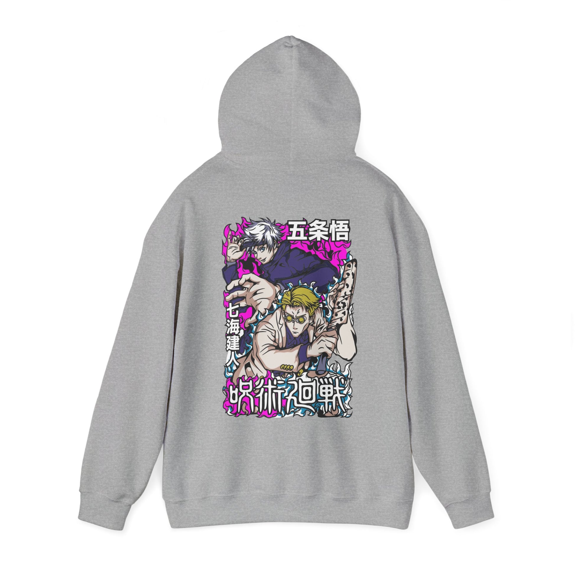 Jujutsu Kaisen Hoodie Gojo and Nanami Anime Graphic Hoodie