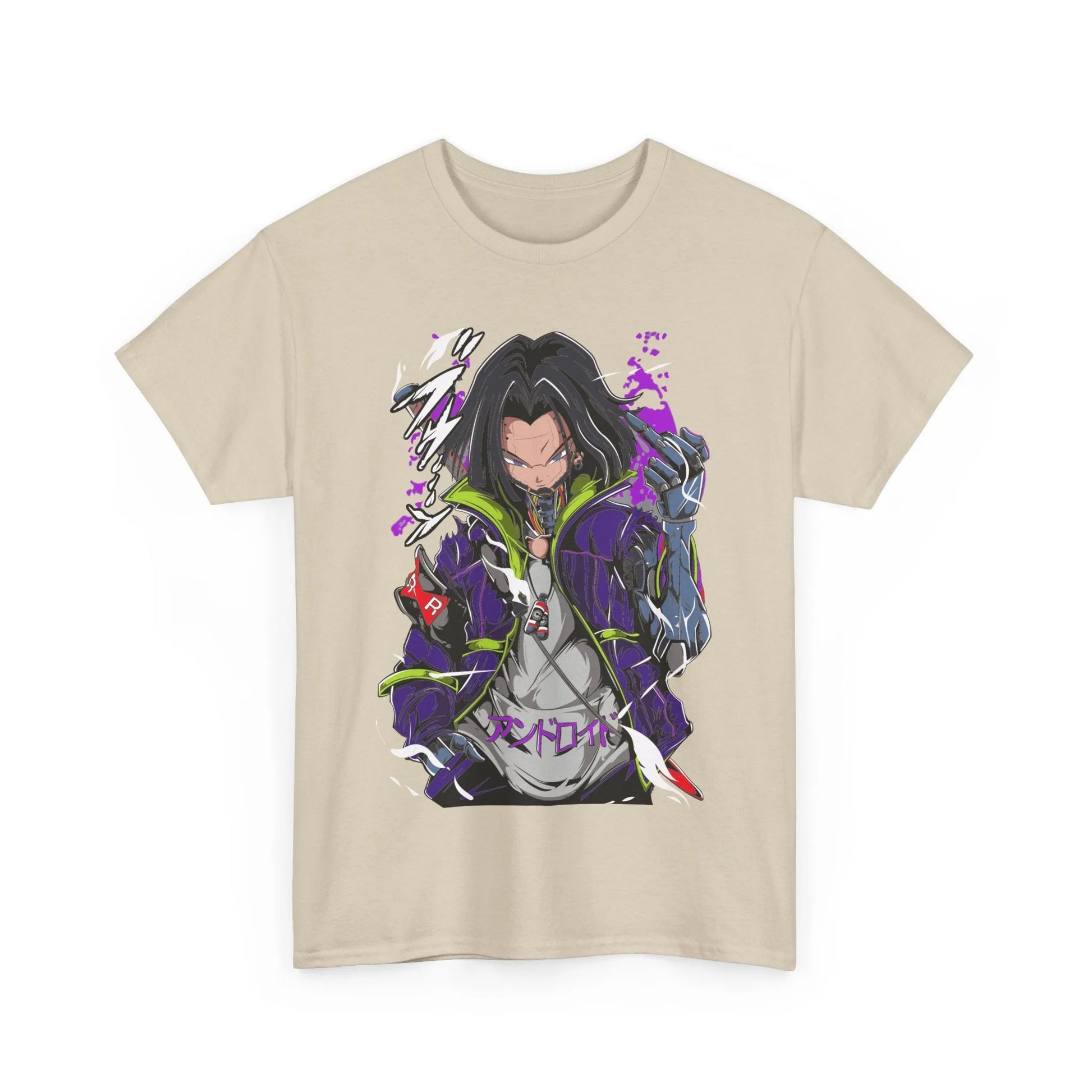 Dragon Ball Android 17 Shirt Cyberpunk Style Anime Shirt