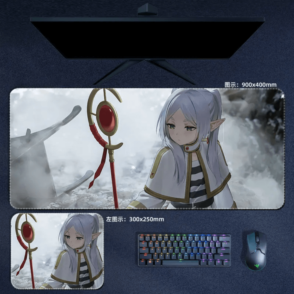 Frieren Beyond Journey's End Mouse Pad Large Frieren Mouse Pad