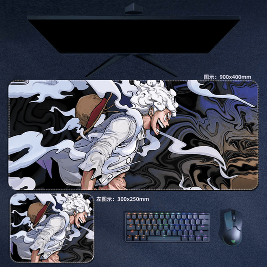 One Piece Mouse Pad Gear 5 Luffy Large Anime Mouse Pad Desk Mat