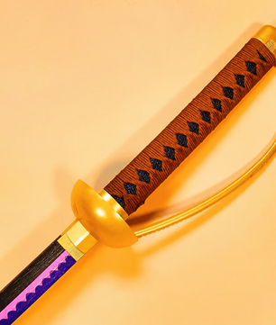 One Piece Gol D. Roger Ace Sword 1:1 Scale Anime Prop Replica Bamboo Sword