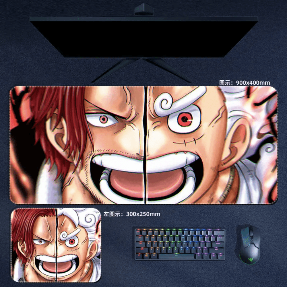 One Piece Mouse Pad Sanji Luffy Large Anime Mouse Pad Desk Mat