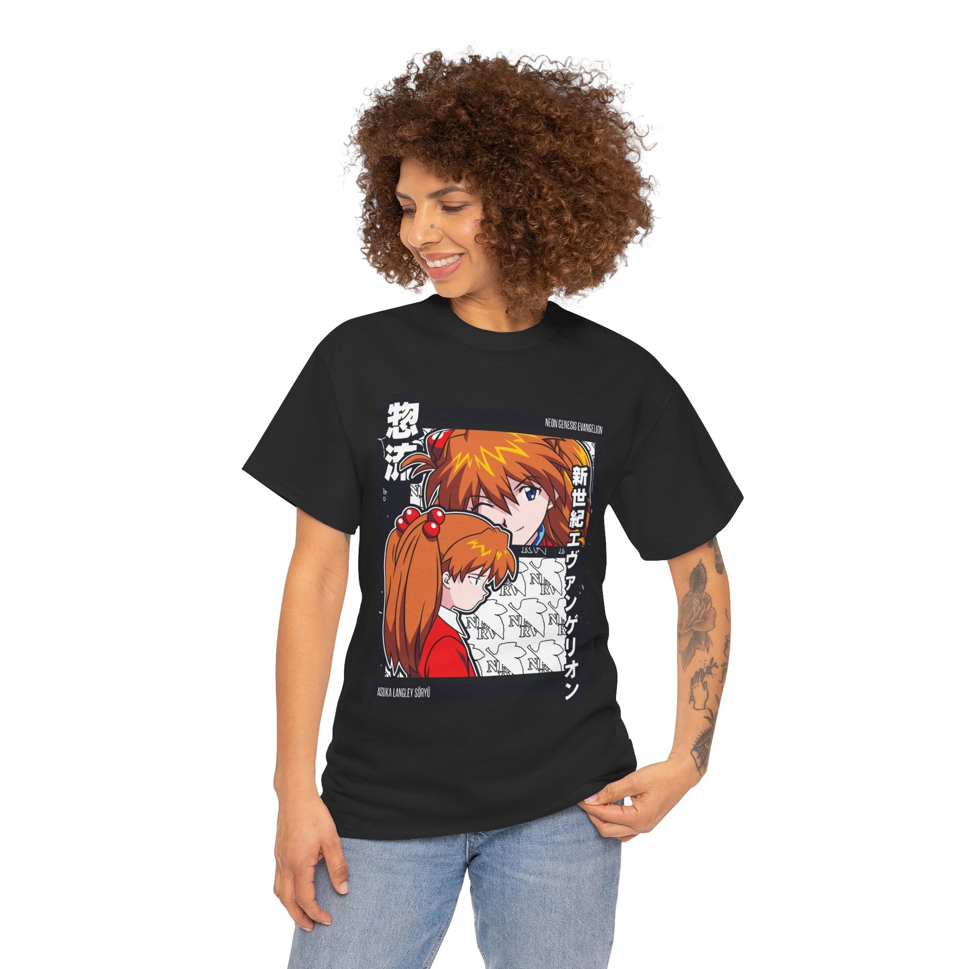 Neon Genesis Evanglion Asuka Langley Premium Anime Shirt