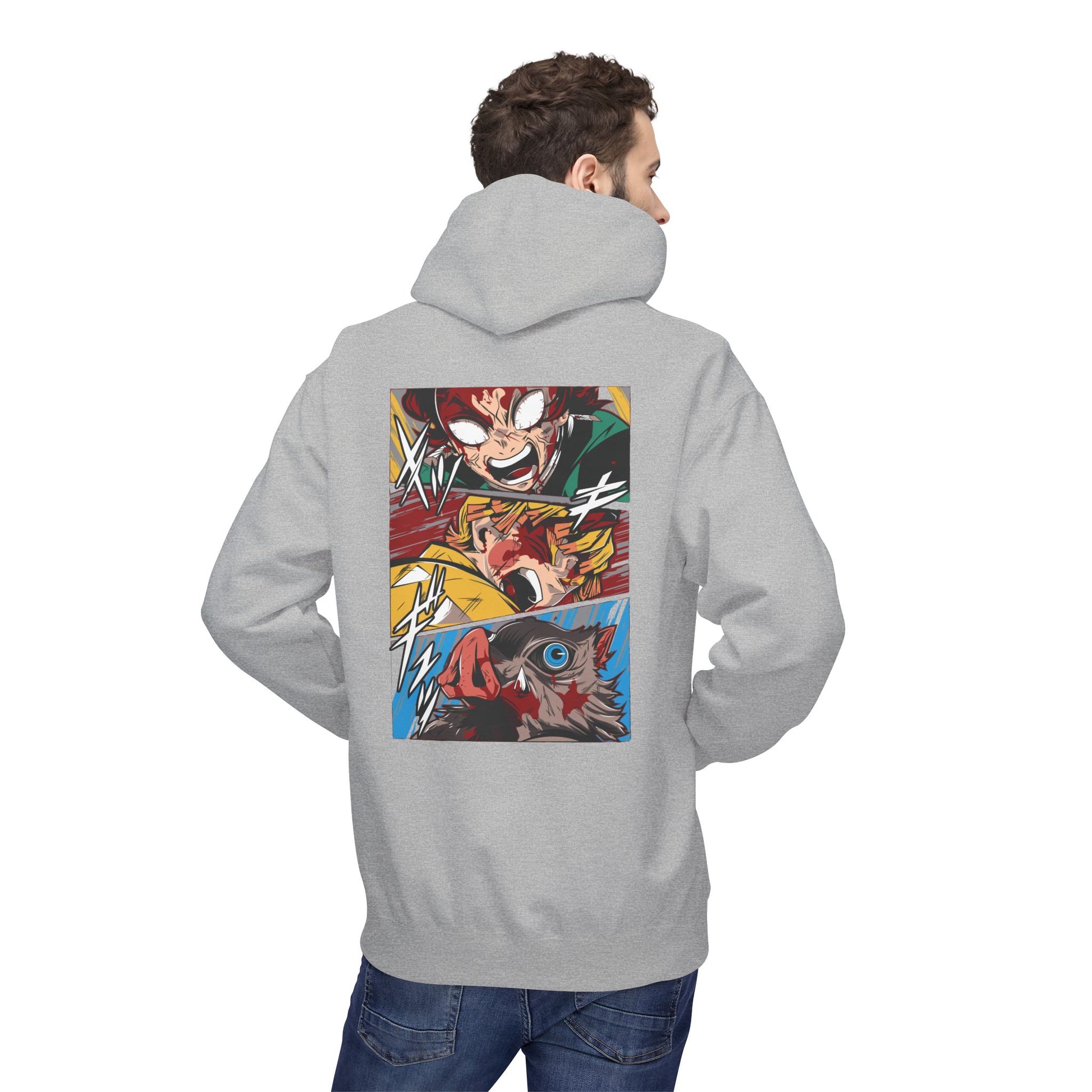 Demon Slayer Hoodie Midweight Softstyle Custom Anime Graphic Hoodie