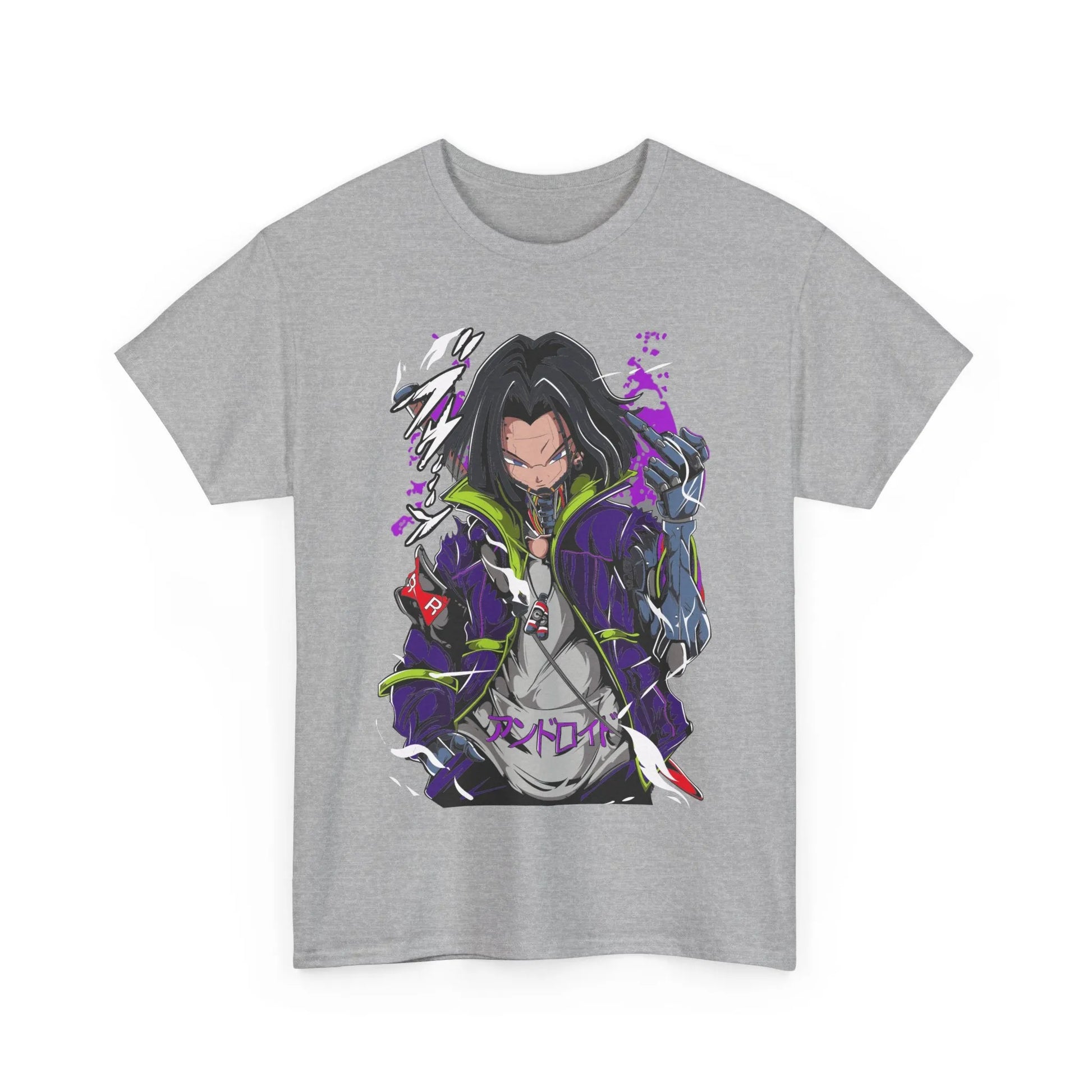 Dragon Ball Android 17 Shirt Cyberpunk Style Anime Shirt