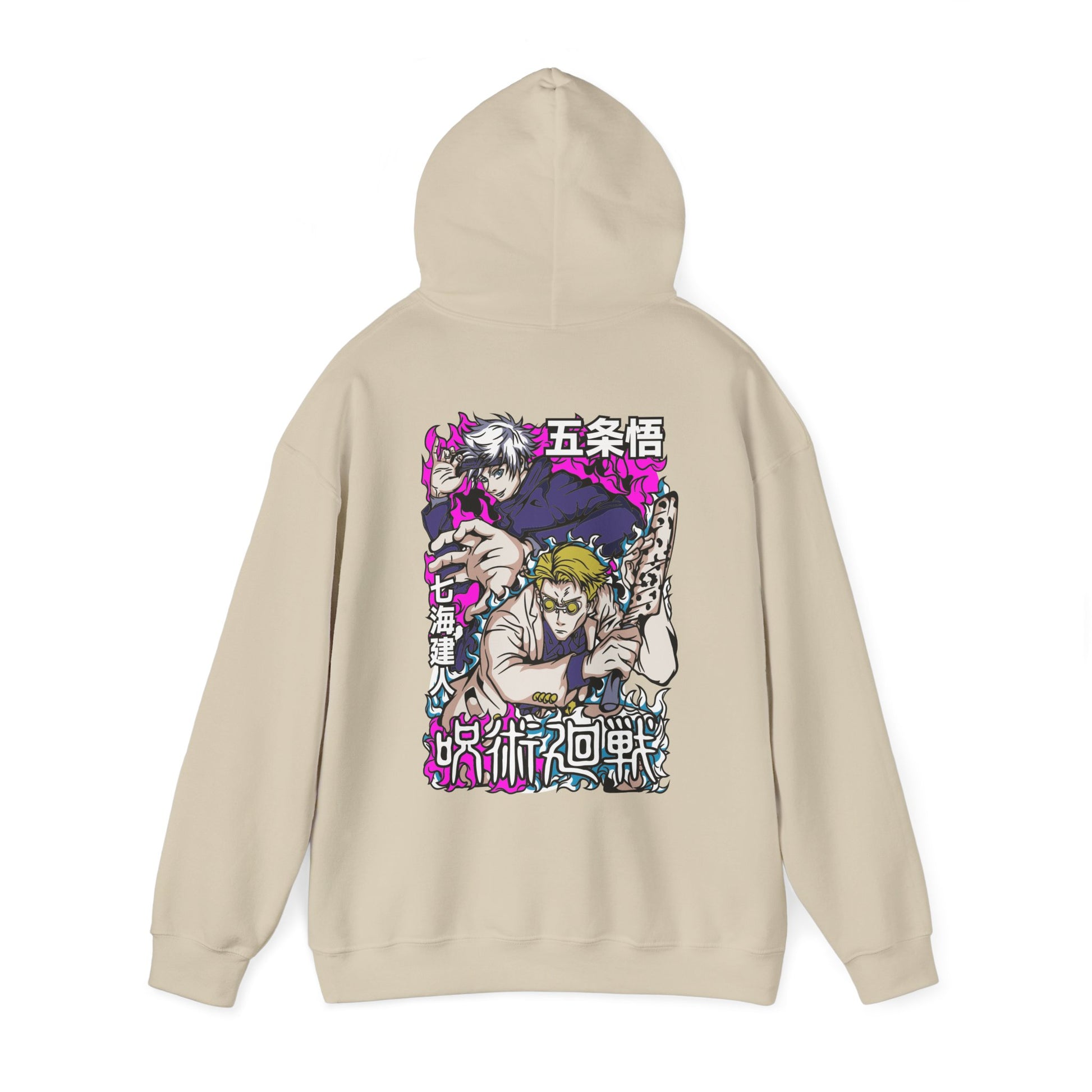 Jujutsu Kaisen Hoodie Gojo and Nanami Anime Graphic Hoodie