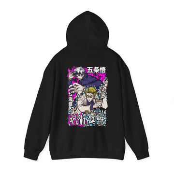 Jujutsu Kaisen Hoodie Gojo and Nanami Anime Graphic Hoodie