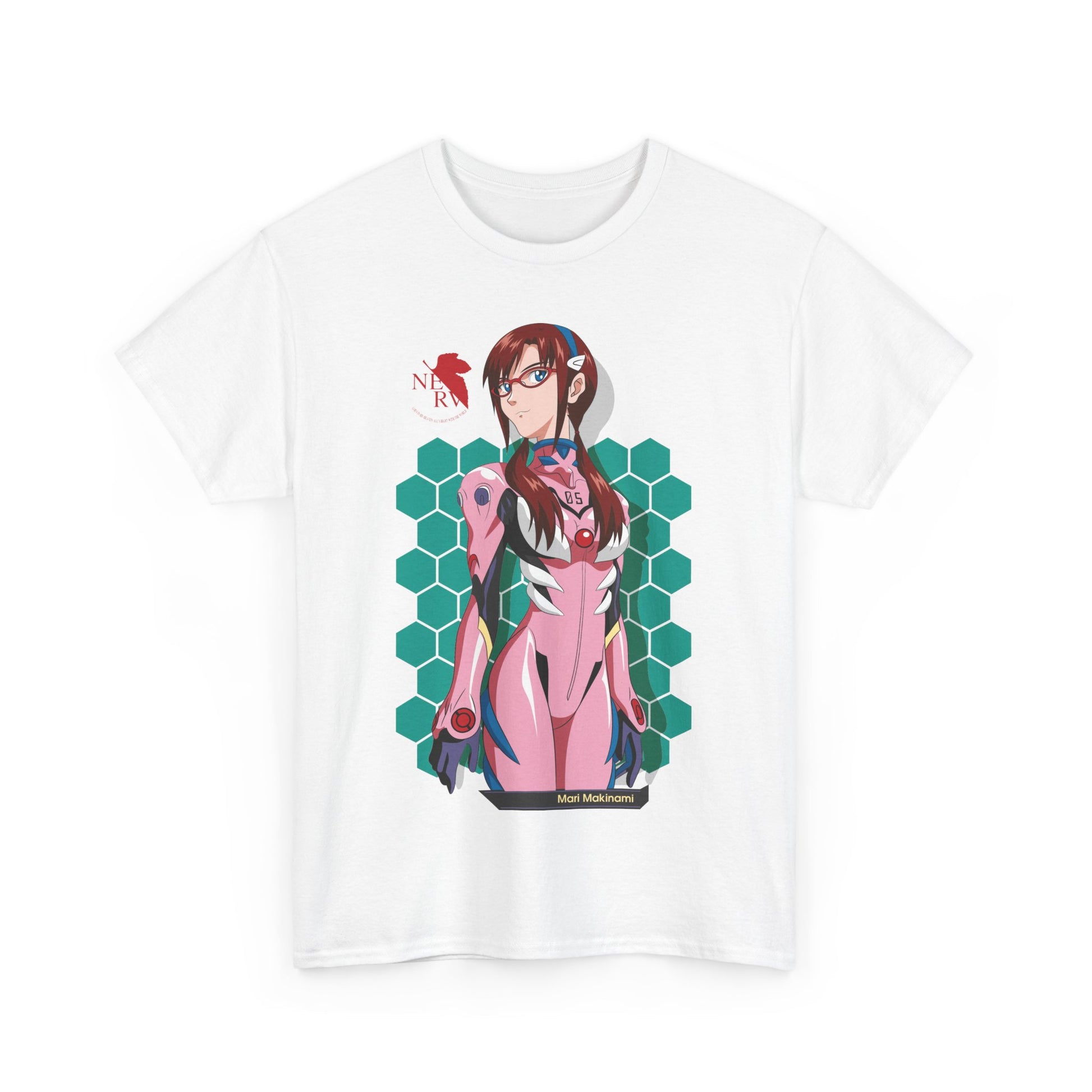 Neon Genesis Evanglion Shirt Mari Makinami Premium Anime Shirt