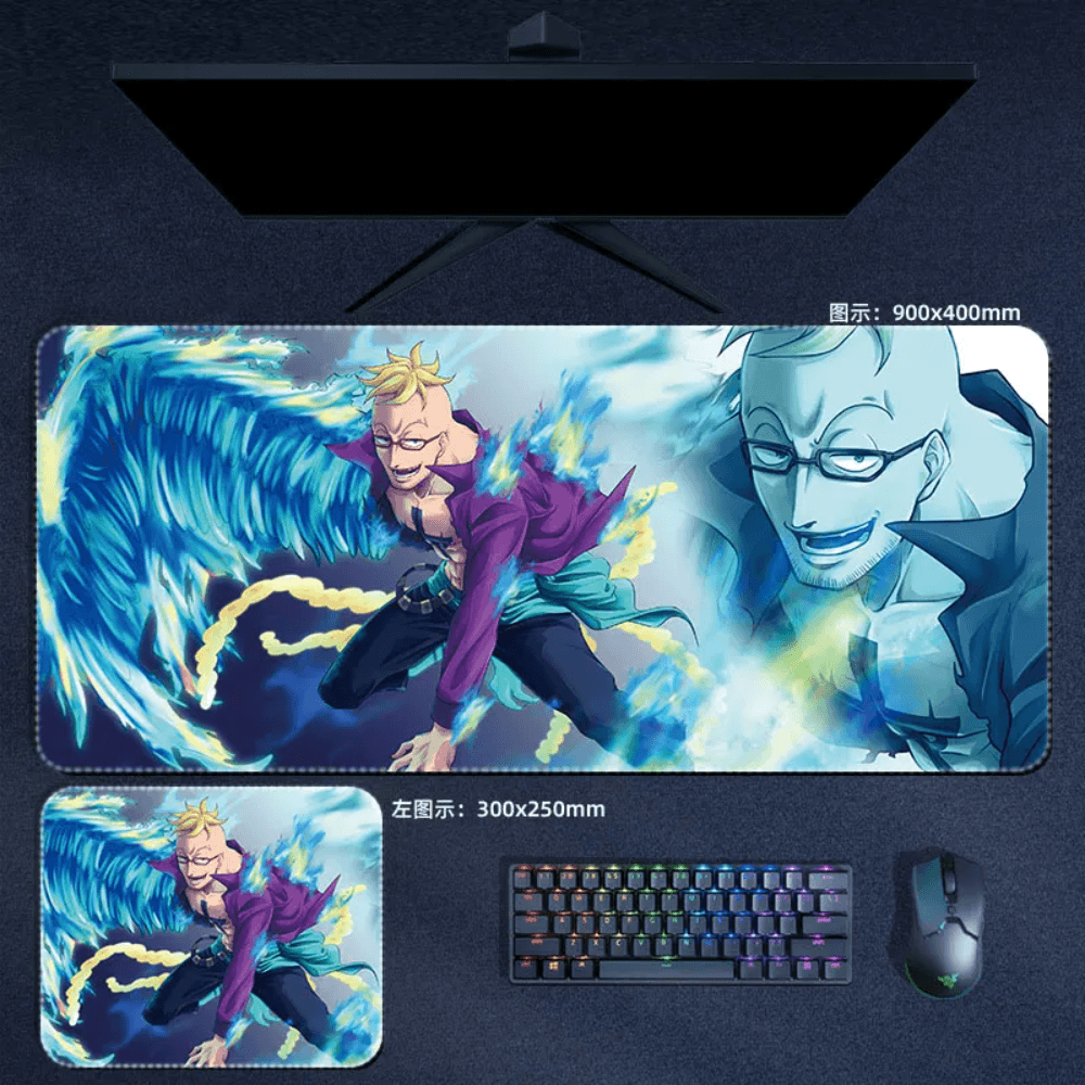 One Piece Mouse Pad Marco Large Anime Mouse Pad Desk Mat