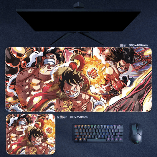 One Piece Mouse Pad Monkey D. Luffy Large Anime Mouse Pad Desk Mat