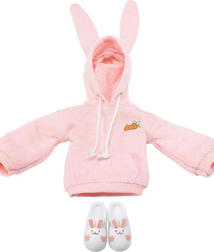 6" Anime Girl Action Figure Rabbit Ear Sweater With Bunny Slippers