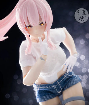 6-Inch Anime Girl Action Figure Casual Clothing Accessory Set