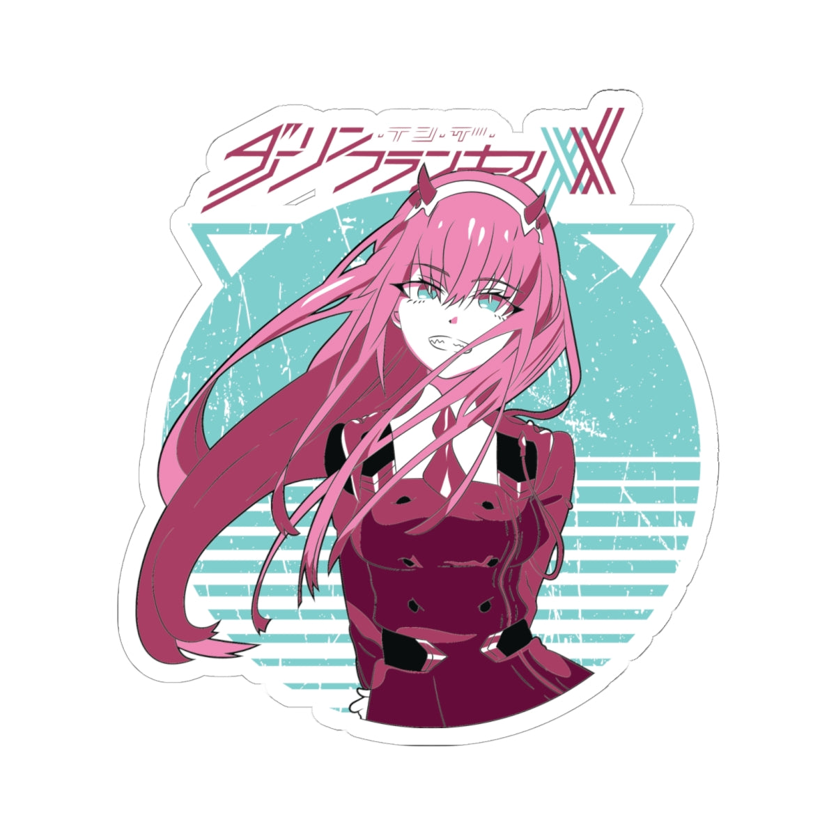 Darling In The Franxx Sticker Zero Two Sticker Anime Decal