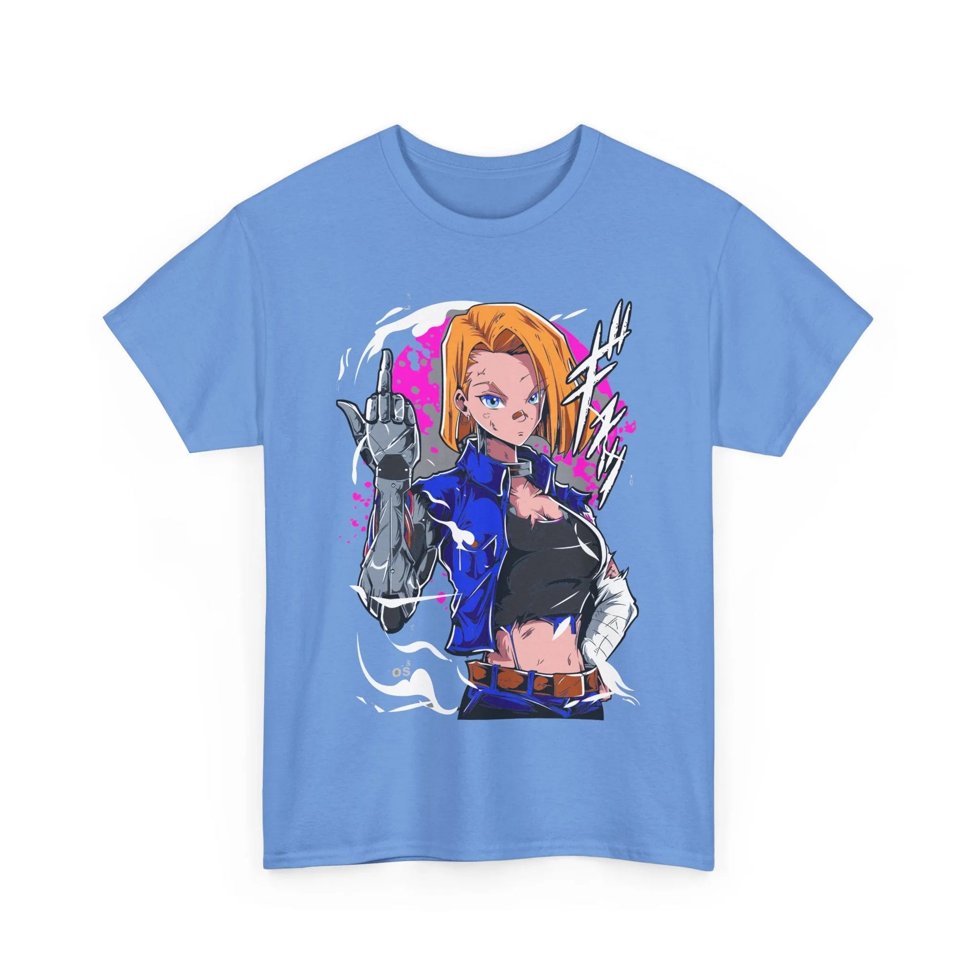 Dragon Ball Android 18 Shirt Cyberpunk Style Anime Shirt