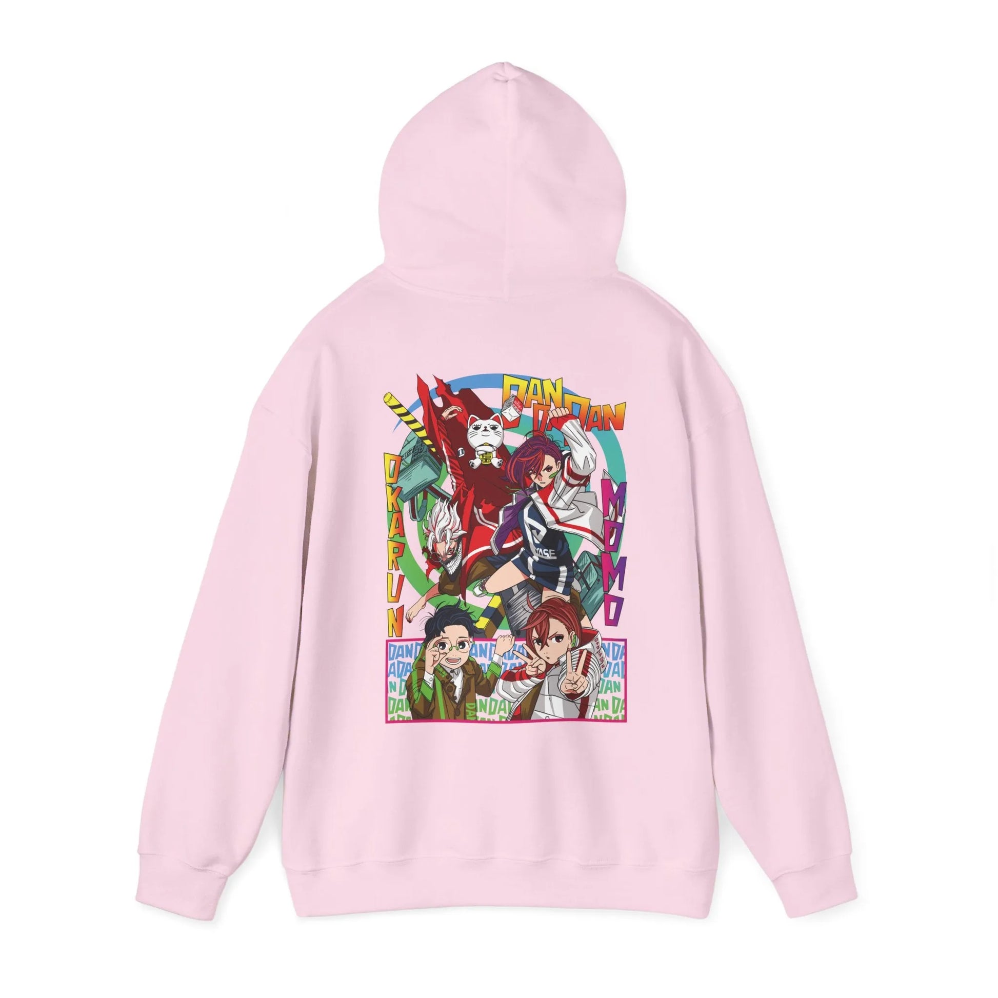 Dandadan Hoodie Momo Okarun V4 Premium Anime Graphic Hoodie