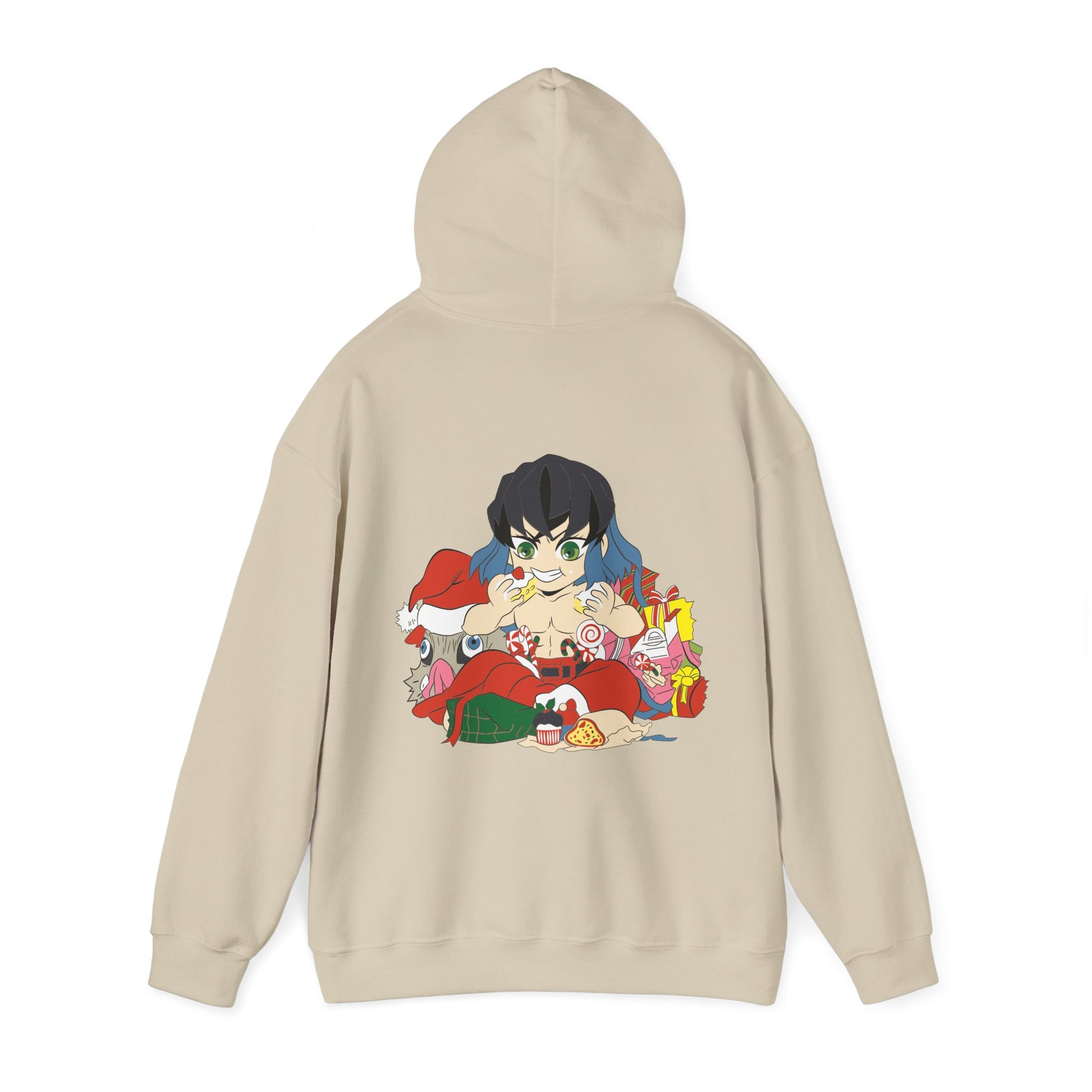 Demon Slayer Hoodie Chibi Inosuke Chirstmas Anime Hoodie