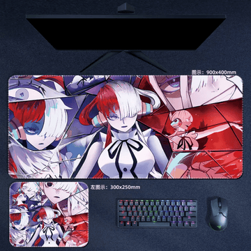 One Piece Mouse Pad Red Uta Large Anime Mouse Pad Desk Mat