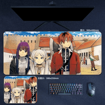 Frieren Beyond Journey's End Mouse Pad Frieren's Party Mouse Pad