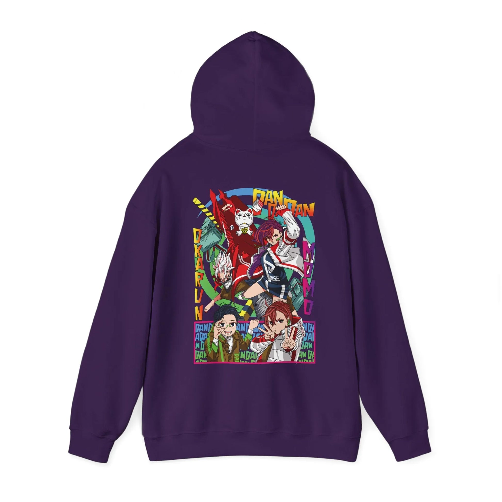 Dandadan Hoodie Momo Okarun V4 Premium Anime Graphic Hoodie