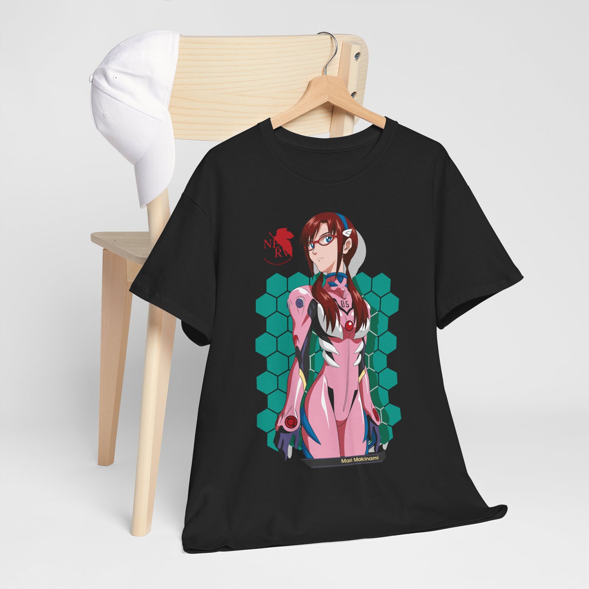 Neon Genesis Evanglion Shirt Mari Makinami Premium Anime Shirt