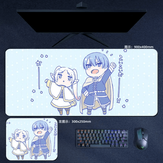 Frieren Beyond Journey's End Mouse Pad Chibi Himmel Frieren Mouse Pad