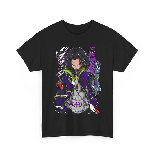 Dragon Ball Android 17 Shirt Cyberpunk Style Anime Shirt