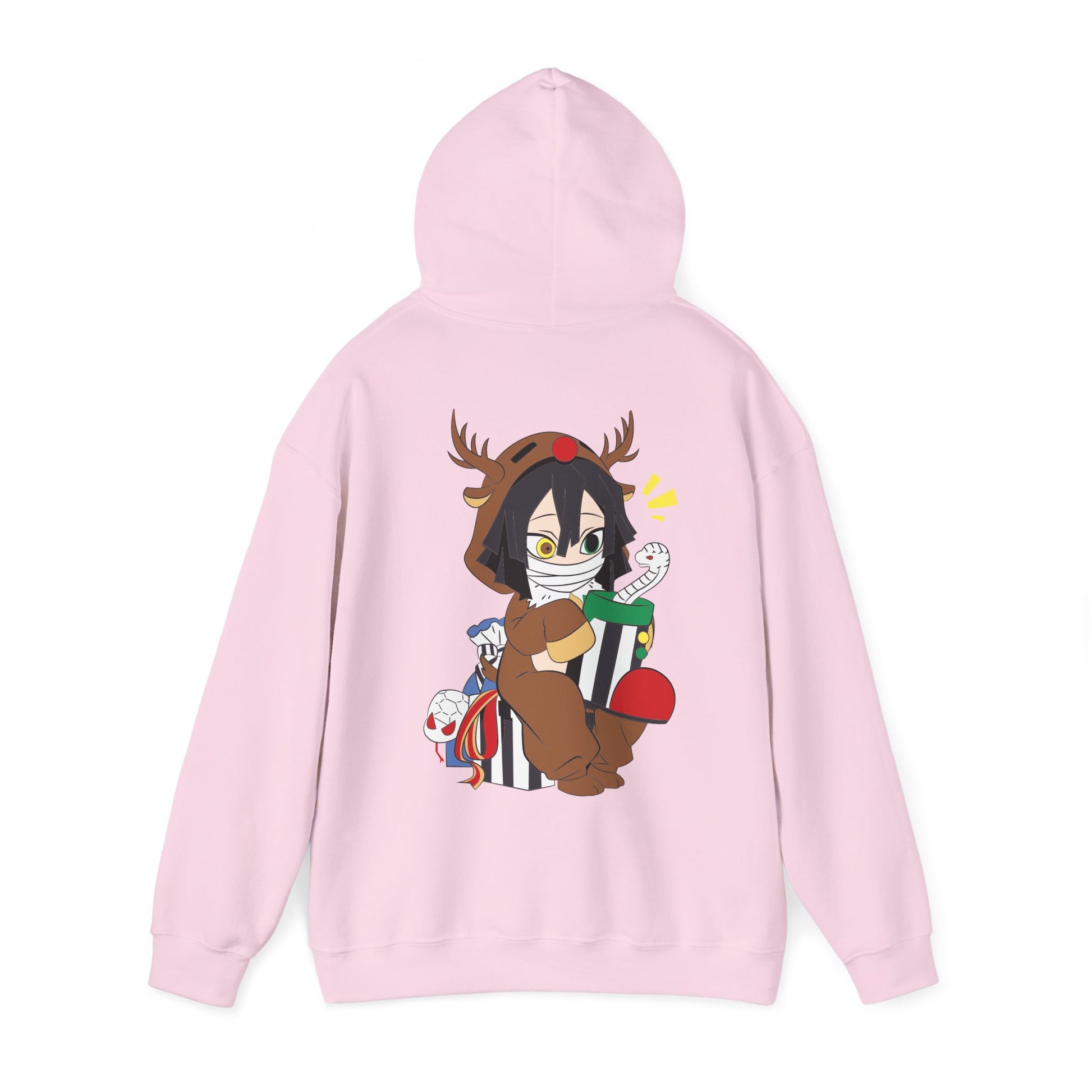 Demon Slayer Hoodie Chibi Obanai Iguro Chirstmas Anime Hoodie