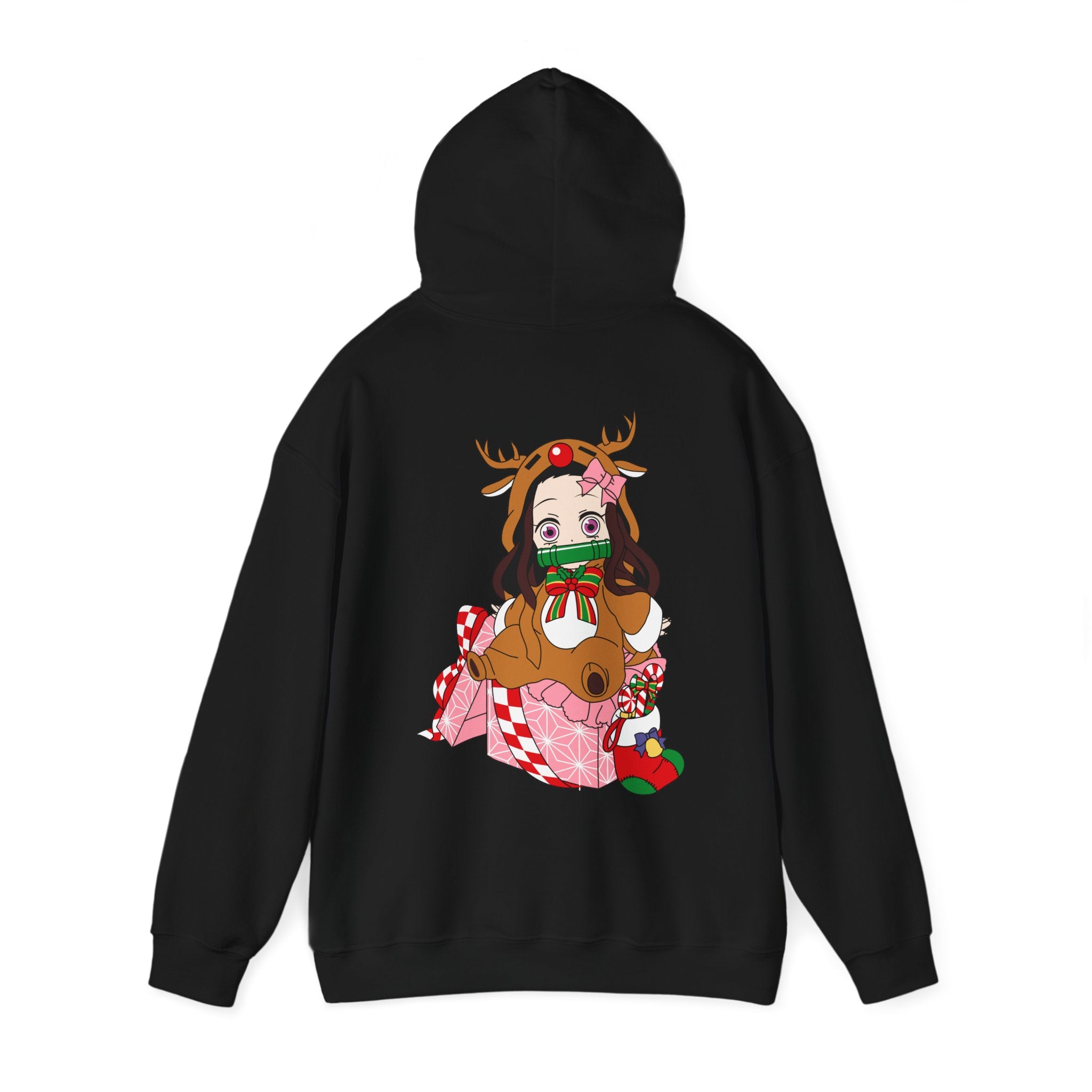 Demon Slayer Hoodie Chibi Nezuko Chirstmas Anime Hoodie