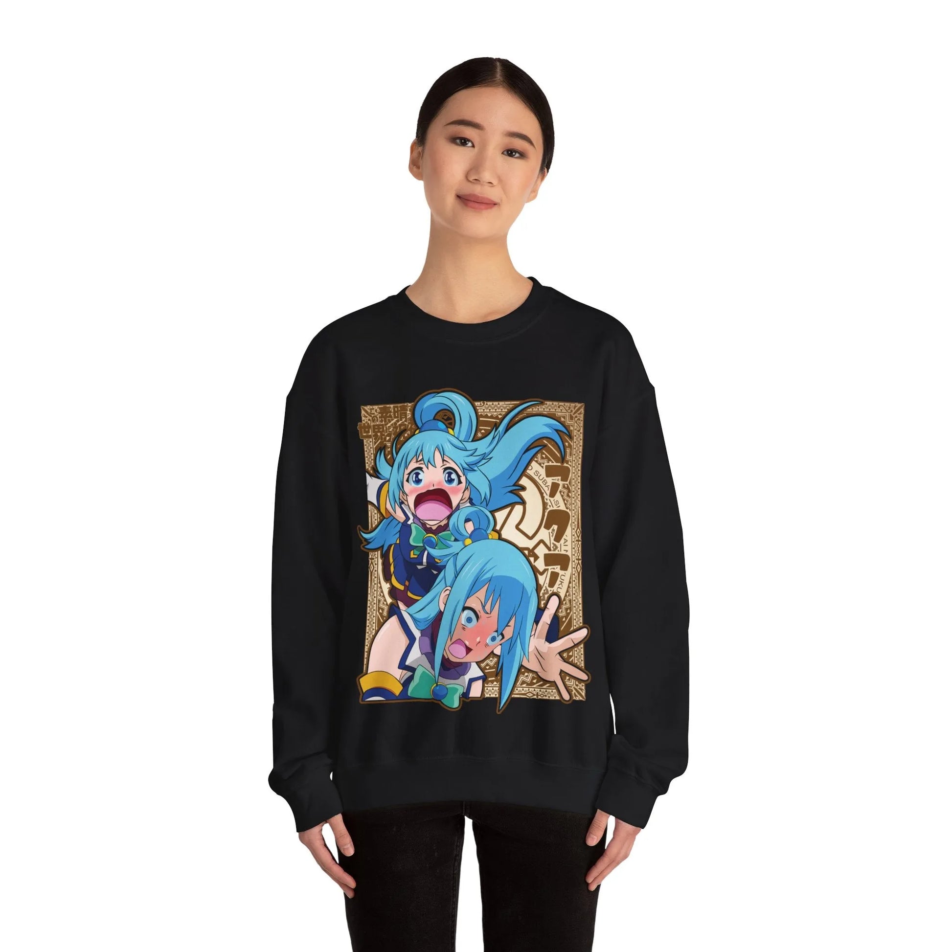 Konosuba Aqua Sweatshirt V1 Cozy Comfort Anime Sweatshirt