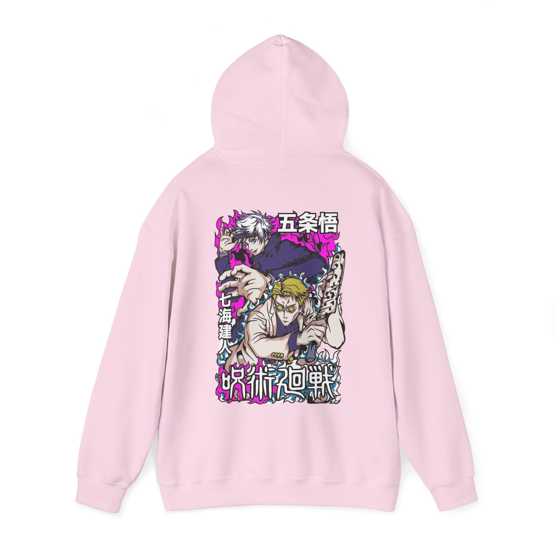 Jujutsu Kaisen Hoodie Gojo and Nanami Anime Graphic Hoodie