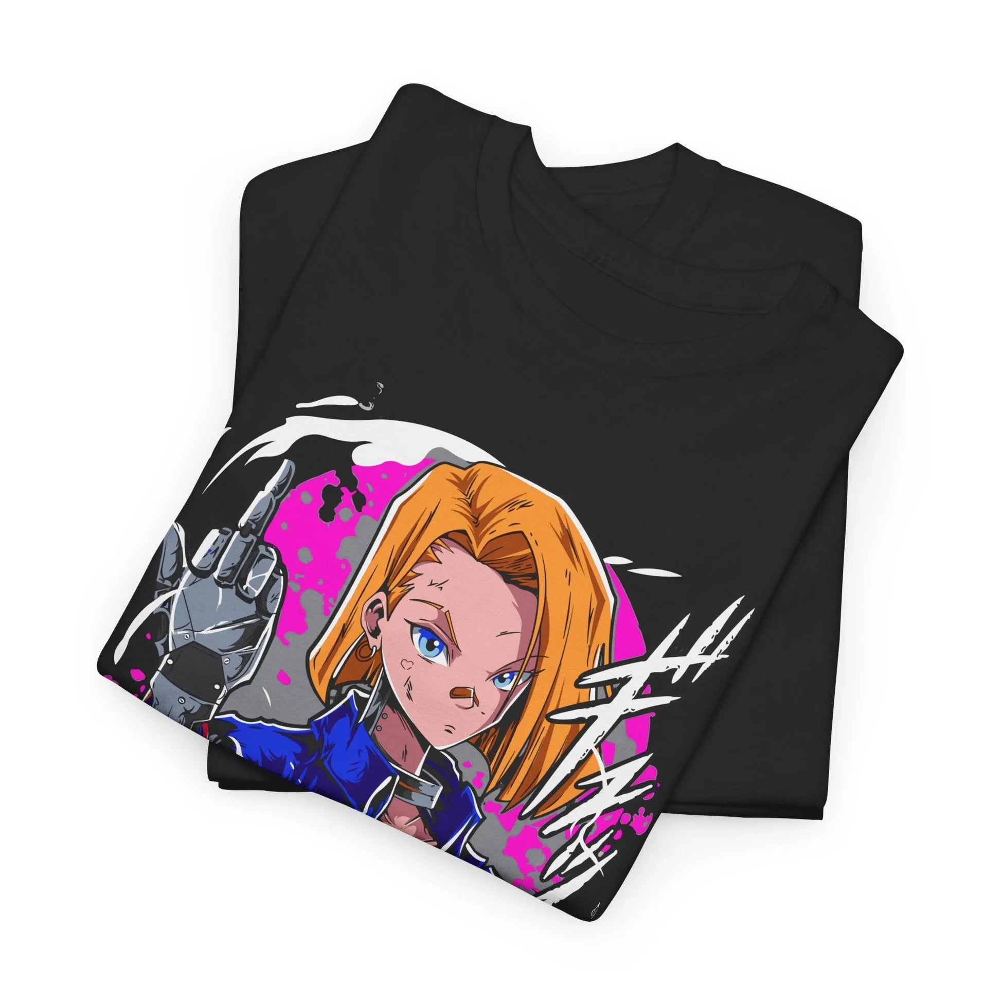 Dragon Ball Android 18 Shirt Cyberpunk Style Anime Shirt