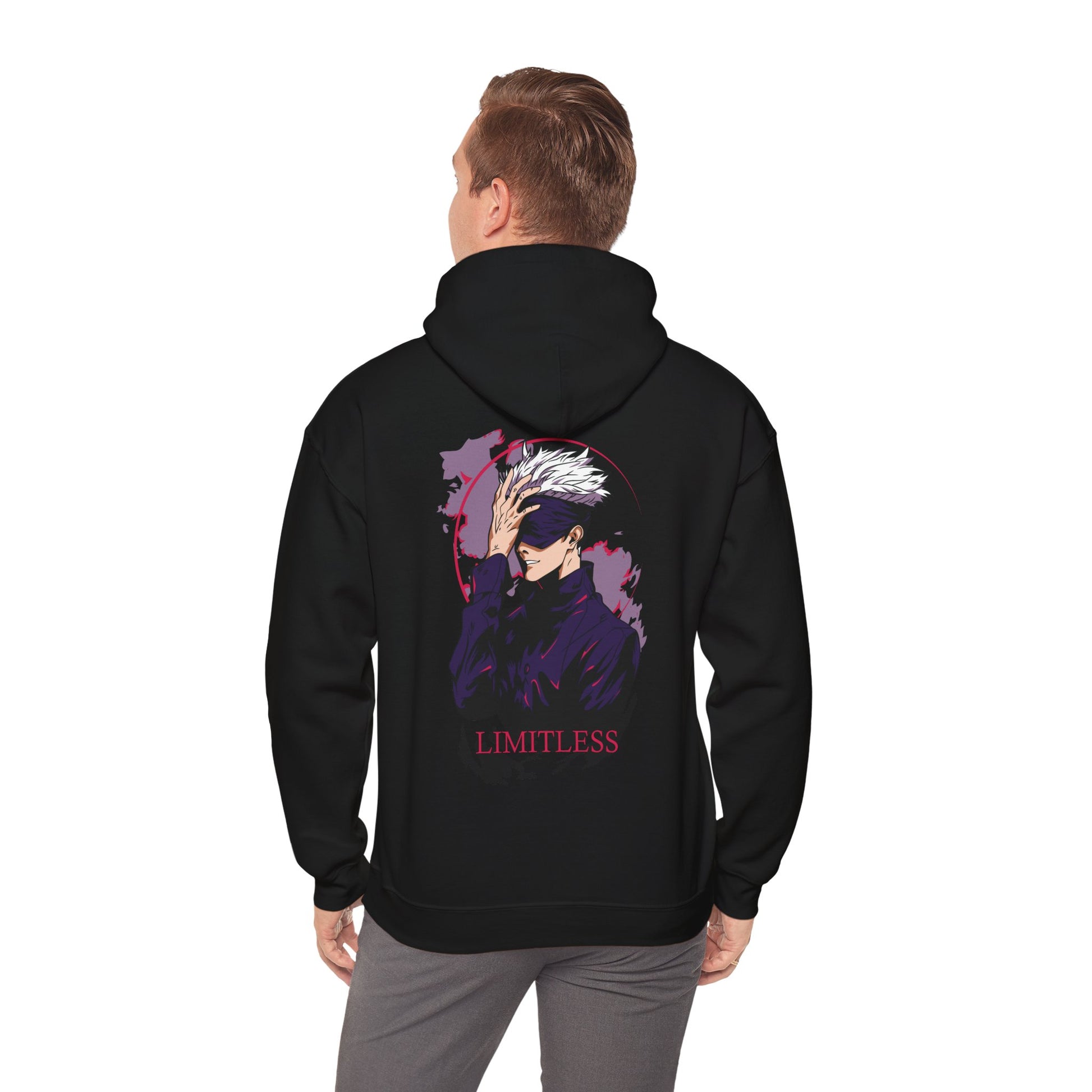 Jujutsu Kaisen Hoodie Gojo Limitless Premium Anime Graphic Hoodie