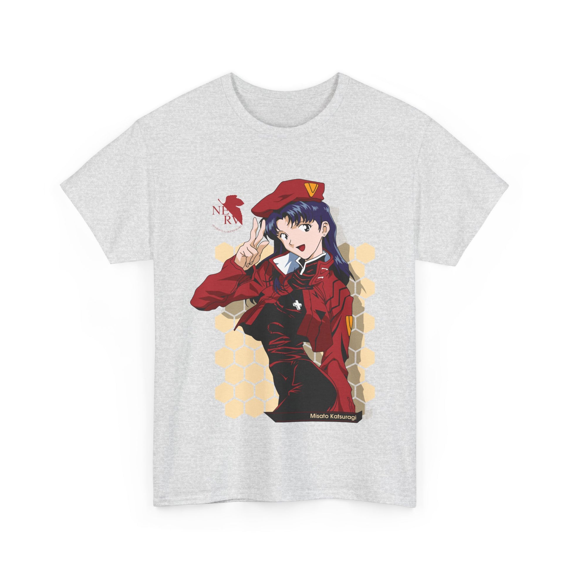 Neon Genesis Evanglion Shirt Misato Katsuragi Premium Anime Shirt