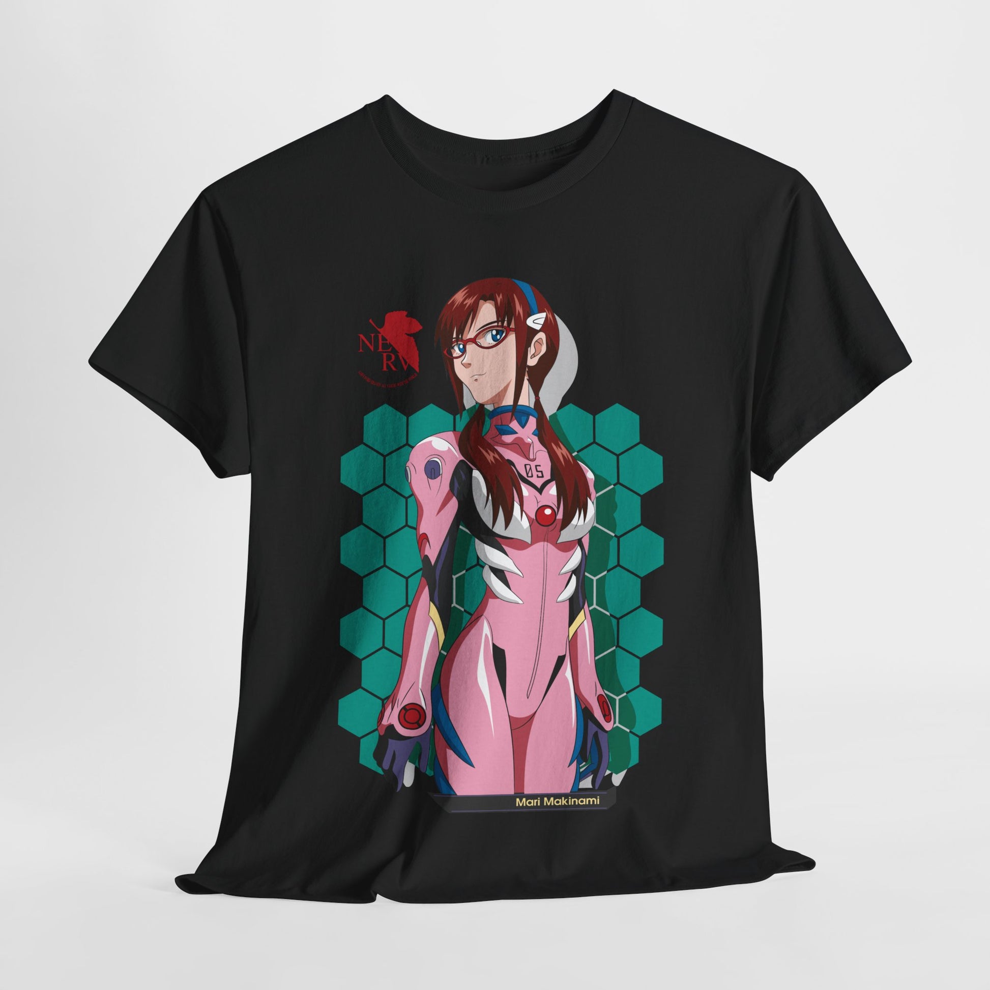 Neon Genesis Evanglion Shirt Mari Makinami Premium Anime Shirt