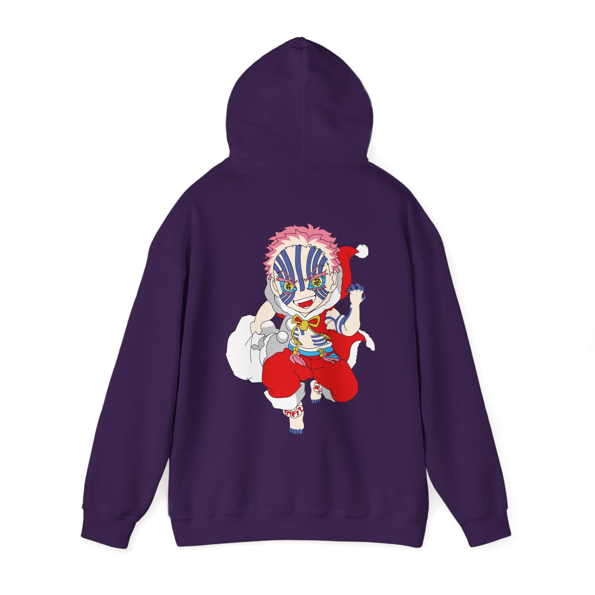 Demon Slayer Hoodie Chibi Akaza Chirstmas Anime Hoodie