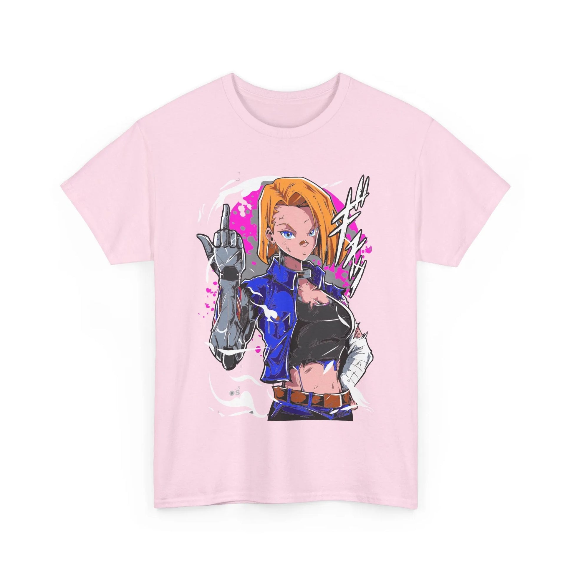 Dragon Ball Android 18 Shirt Cyberpunk Style Anime Shirt