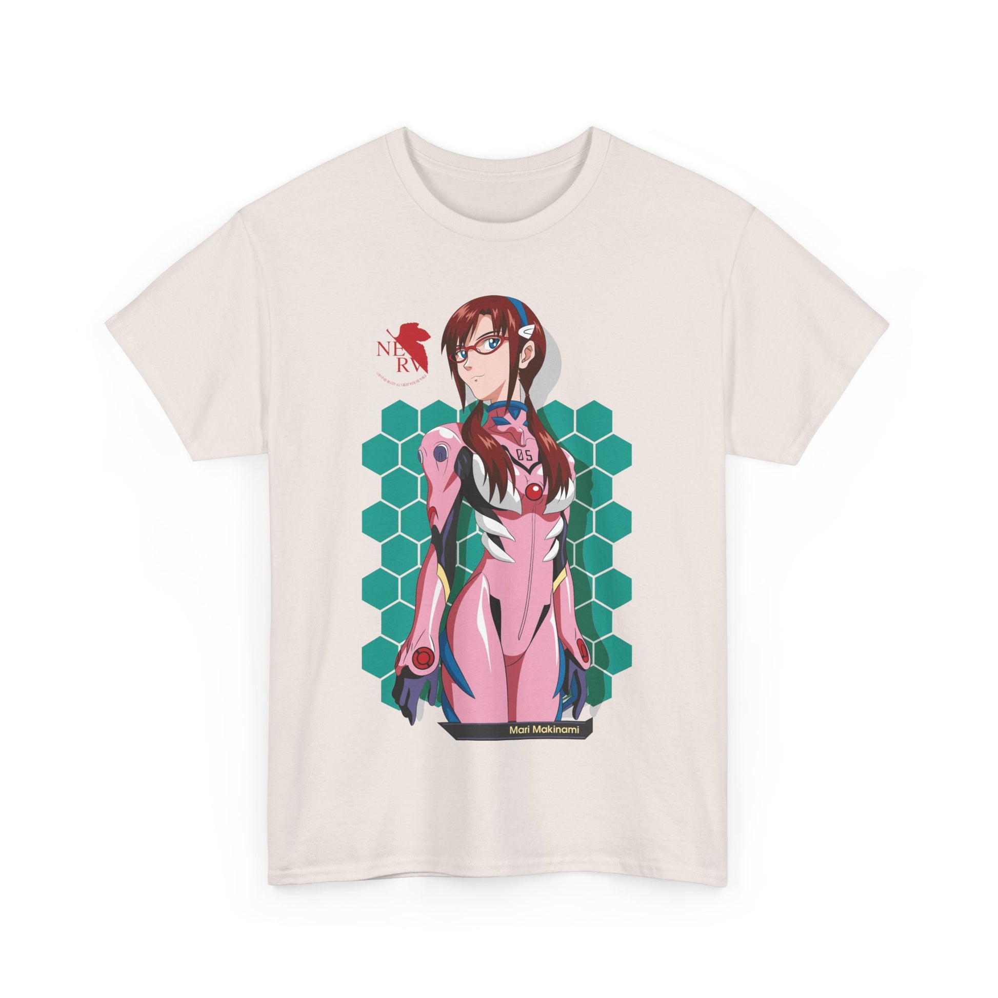 Neon Genesis Evanglion Shirt Mari Makinami Premium Anime Shirt