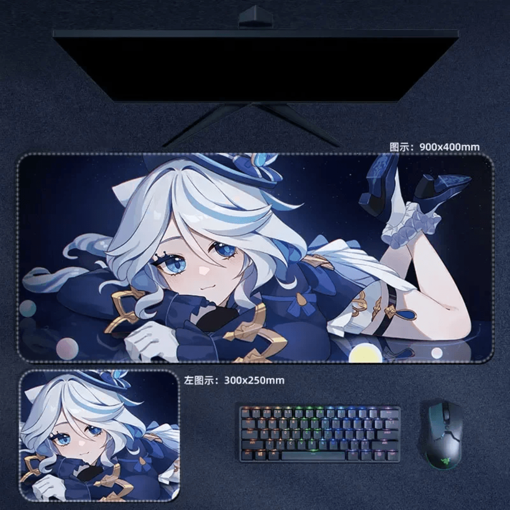 Genshin Impact Hydro Archon Furina Focalors Mouse Pad