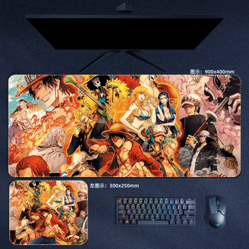 One Piece Mouse Pad Large Anime Mouse Pad Desk Mat