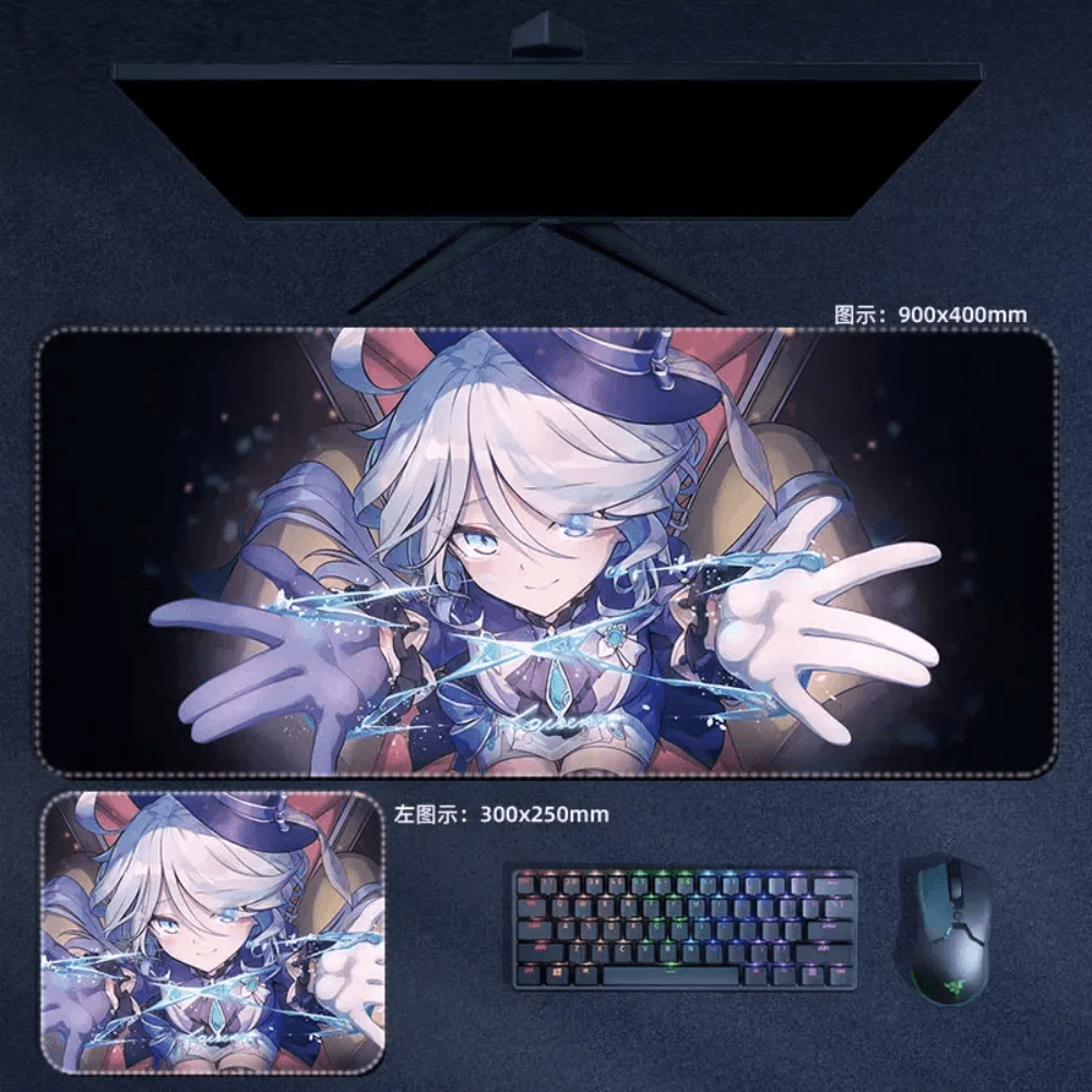 Genshin Impact Hydro Archon Furina Focalors Mouse Pad