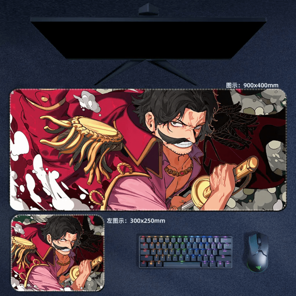 One Piece Mouse Pad Gol D. Roger Large Anime Mouse Pad Desk Mat